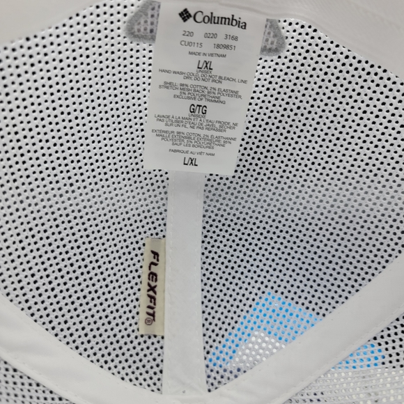 Columbia PFG FlexFit University Of Georgia Mens Hat Sz Large/XL Cap New w/Tags - Picture 8 of 8